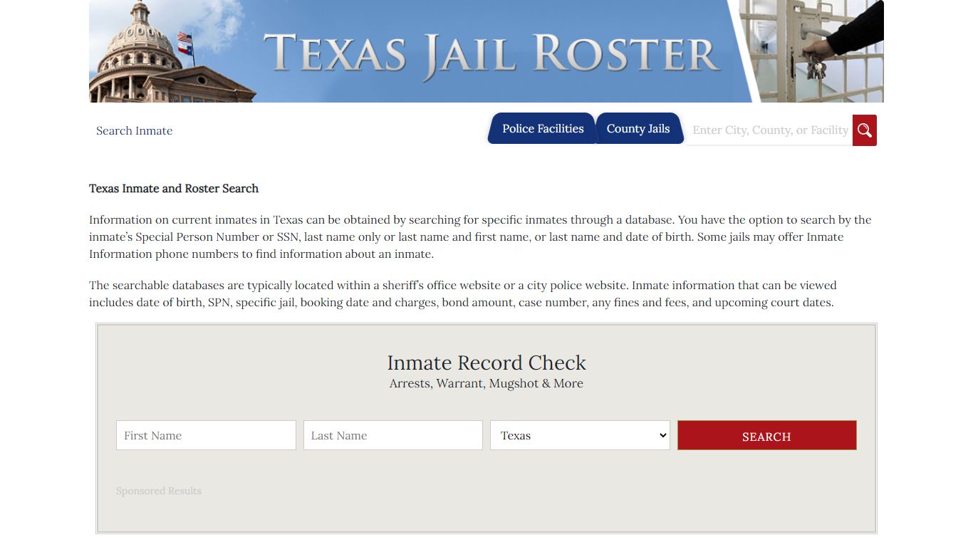 Austin County Jail Inmates | Jail Roster Search